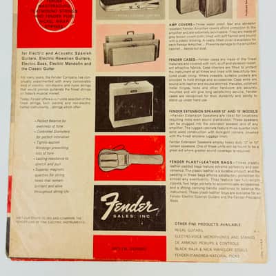 Fender Vintage Musical Instrument Catalog 1960 image 2