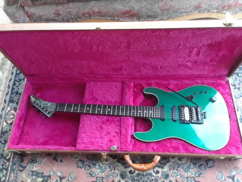 Rare ''Gibson U-2'' Steinberg Tremolo ''Jalapeno'' Verde 1986 image 1