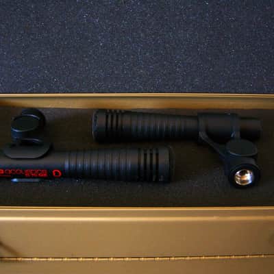 Two vintage AKG D70ME Dynamic cardioid Microphones Low Z w mic clips and case drum, toms, brass image 4