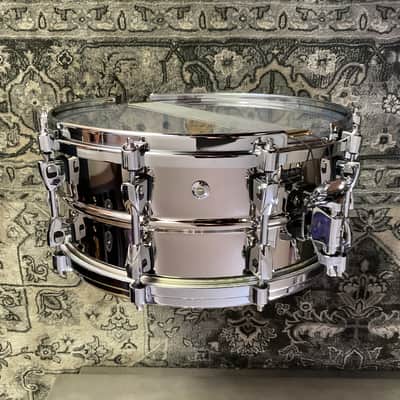 Mint Tama 6x14 Starphonic Snare Drum - Nickel Plated Brass image 4
