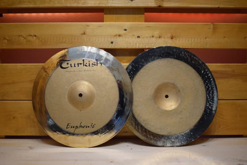 Turkish Cymbals Euphonic 14" Hi Hat exhibit reduced by 30% image 1