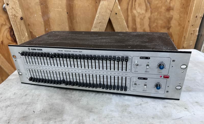 Klark Teknik DN360 2-Channel 31 Band Graphic Equalizer - Working - READ #8126 image 1