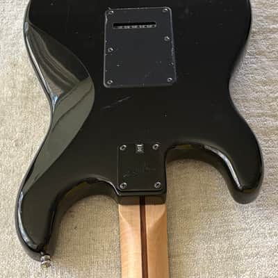 2015 Squier Bullet Stratocaster HSS w Tremolo Limited-Edition Electric Guitar Black Metallic image 15