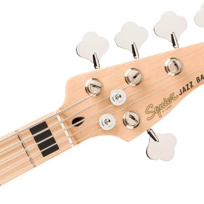 Fender Squier Affinity Series Jazz Bass V Black Metallic Electric Bass Guitar B Stock image 5