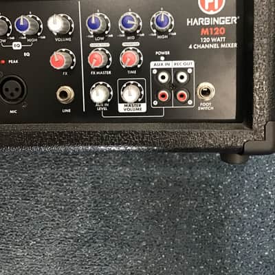Harbinger M120 PA 4 CHANNEL LATE 2000’s - BLACK image 4
