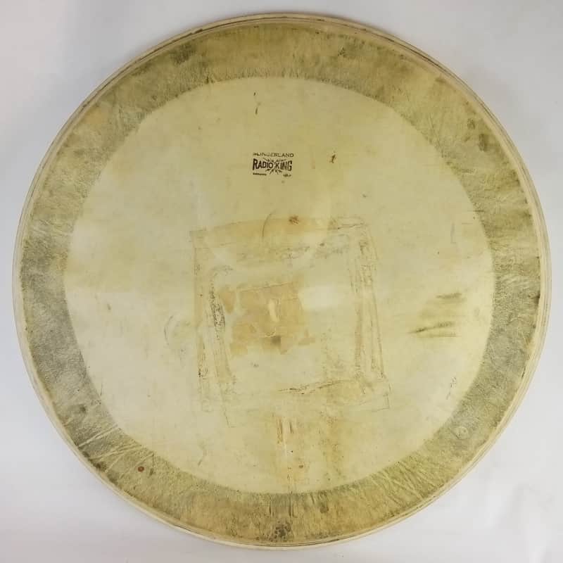 *Slingerland 24"Calf Skin Radio King Bass Drum Head Vintage 40s Batter/Resonant* image 1