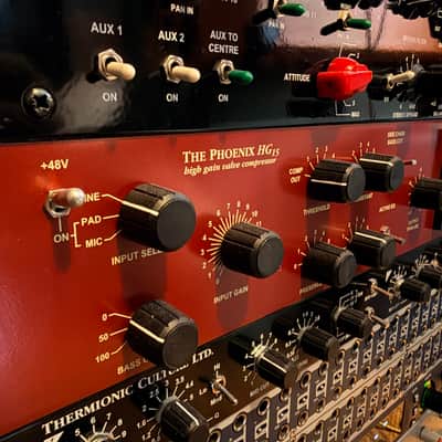 Thermionic Culture Phoenix HG15 High-Gain Valve Compressor and Mic Pre image 5