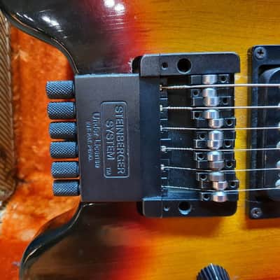 1991 Steinberger USA GR-4R Sunburst Headless Electric Guitar image 5