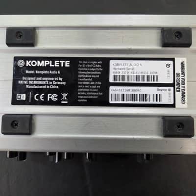 Native Instruments Komplete Audio 6 USB Audio Interface 2010s - Black/Silver image 4
