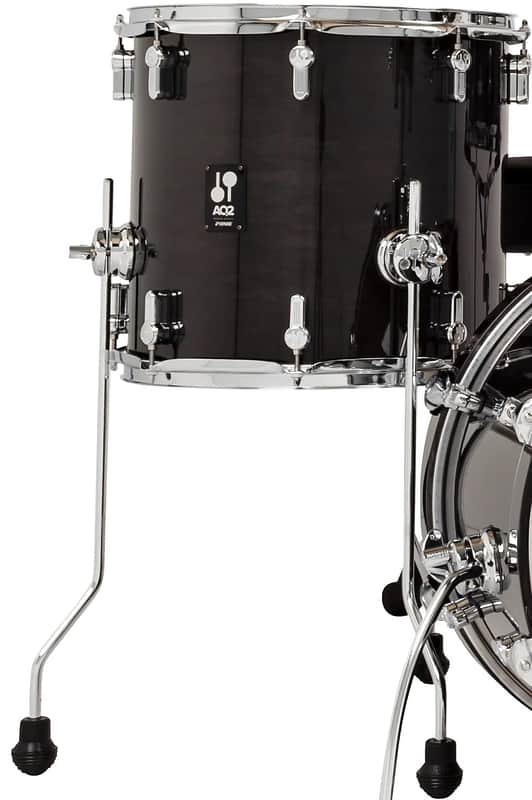 Sonor *Pre-Order* AQ2 14x13" Transparent Stain Black Floor Tom Drum w/Legs | Maple | Worldwide Ship | NEW | Special Order | Authorized Dealer image 1