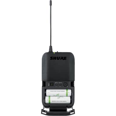 Shure BLX14R/B98 UHF Wireless Microphone System - Perfect for Brass, Woodwinds, Percussion - 14-Hour Battery Life, 300 ft Range | Clip-on Instrument Mic, Single Channel Rack Mount Receiver | H10 Band image 10