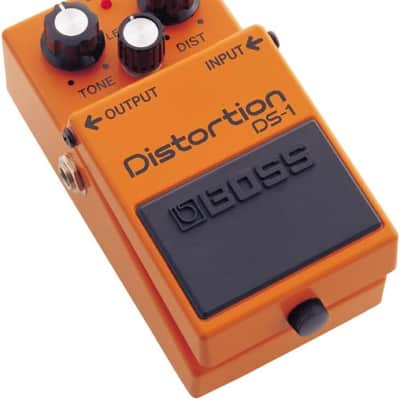 Boss DS-1 Distortion Pedal Bundle with 2x Strukture S6P48 Woven Right Angle Patch Cables, 12x Fender Guitar Picks, 9V Power Adapter and Liquid Audio Instrument Polishing Cloth image 3