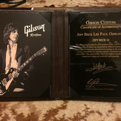 1954 Les Paul Jeff Beck Oxblood Tom Murphy Aged, Signed & Played VOS Custom Shop 1 of 50 RARE image 6