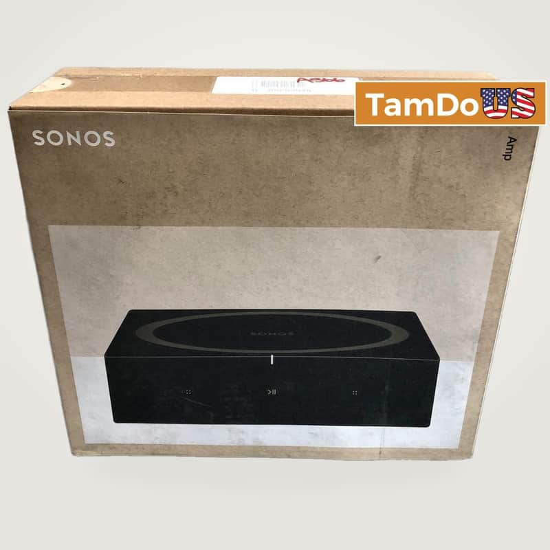 Sonos Amp (AMPG1US1BLK) 250W 2.1-Channel Wireless Streaming Amplifier, Black