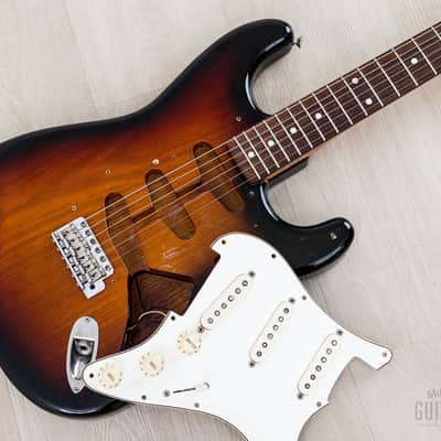 1994 Fender Order Made '62 Stratocaster Sunburst Lacquer w/ Birdseye Neck, USA Pickups & Case, Japan MIJ Fujigen image 21