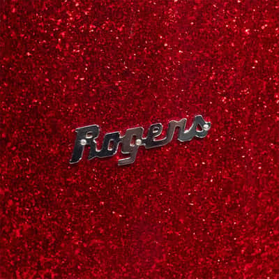 Vintage Rogers Holiday 13x9 Tom Red Sparkle Late 1960s Dayton Grey Speckled Interior image 4