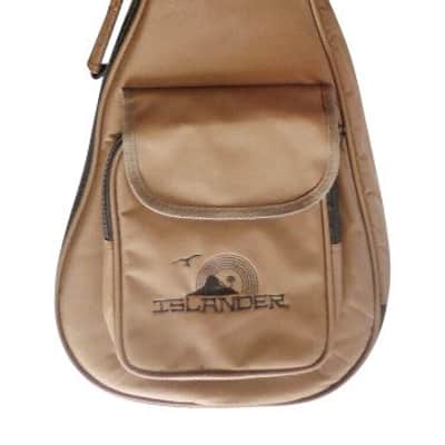 ISLANDER GIGBAG DELUXE FOR GUITARLELE/BARITONE UKULELE BROWN image 2