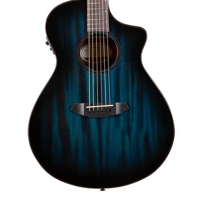 Breedlove Rainforest S Concert Papillon CE Acoustic-Electric Guitar - African Mahogany image 2