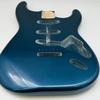 Show Me Nitro Finishes 3lbs 12oz Nitro Lacquer S-Style - Dark Lake Placid Blue image 2