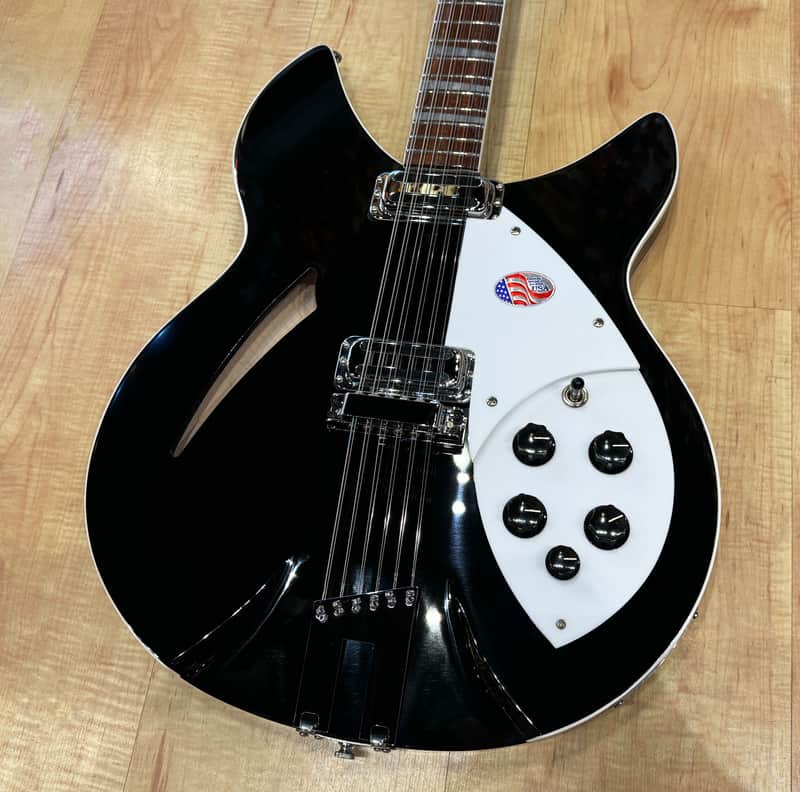 Rickenbacker 360/12C63 12-String Electric Guitar (Black) image 1
