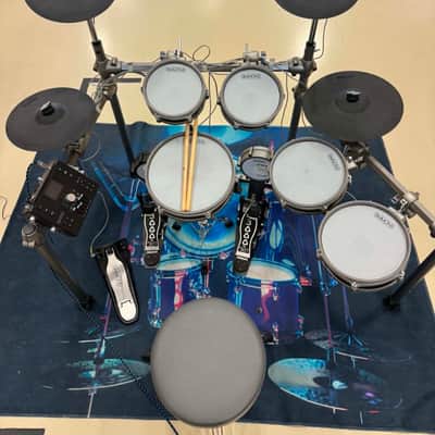 Used Simmons SD1250 Electric Drum Set-Double Bass image 1