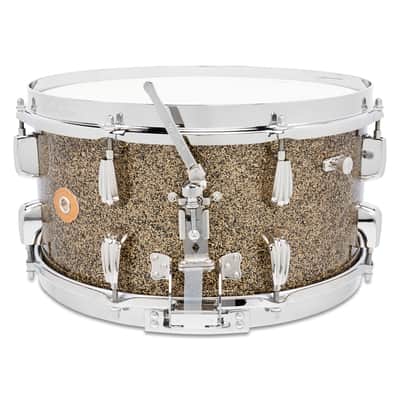 Slingerland 7x14" Radio King SPECIAL Craviotto Solid Shell Unlimted Edition Snare Drum - Gold Sparkle - VIDEO image 2