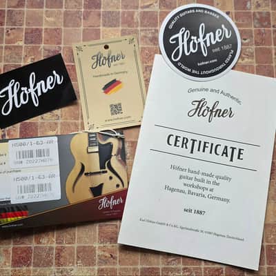 Höfner Höfner 500/1-63-AR-0  Artist Violin Bass 2024- Artist Violin Bass – Made in Germany – Beatle Bass – Mint Condition (2024) image 4
