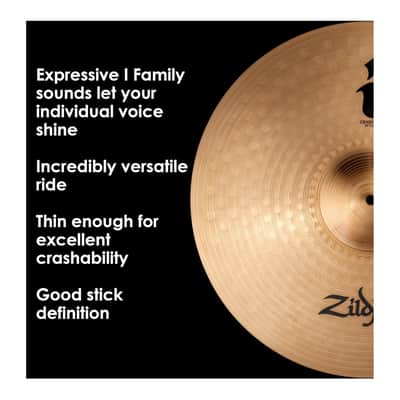 Zildjian I Series 20-inch Crash-Rides Cymbal image 4