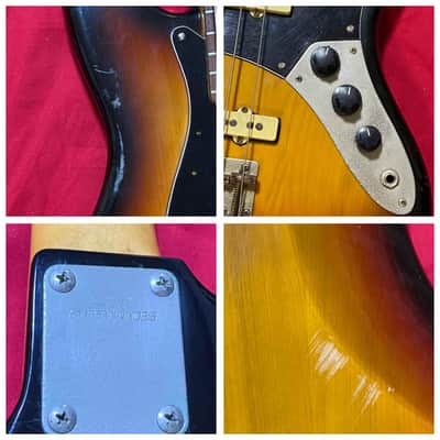 Fernandes FJB-65 1980 Stone logo Jazz Bass Guitar image 10