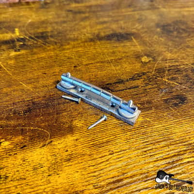 Teisco Matsumoku Adjustable Rod Bridge (1960s - Nickel)