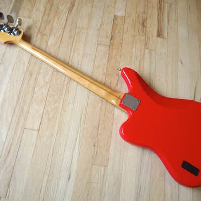 2008 Fender Jaguar Bass Hot Rod Red Active Jazz Bass Japan CIJ w/ Gigbag image 11