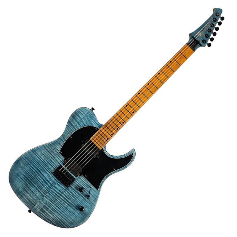 Spira T-450 TDB 450 Series T-Style Roasted Poplar Flamed Maple Top Canadian Roasted Maple Neck 6-String Electric Guitar image 1