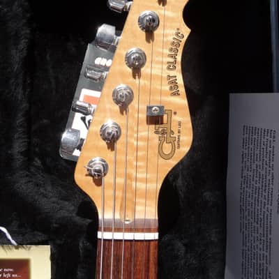 G&L USA Made Asat Classic Telecaster AAA Flamed Maple Neck Signed COA & Case image 4