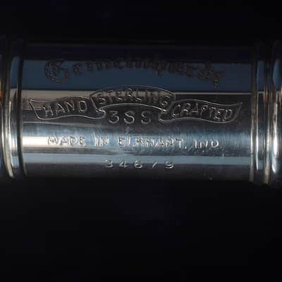Gemeinhardt 3SS Solid Sterling Silver Open Hole Flute 1976 - Silver / Gorgeous Tone! image 11