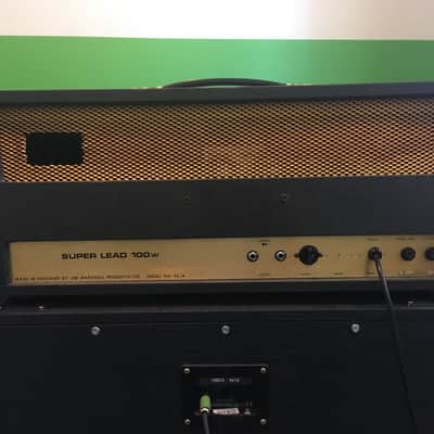 Marshall JMP 1959 Super Lead 2-Channel 100-Watt Guitar Amp Head 1967 - 1975 - Black image 7