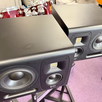 HEDD Audio Type 20 Mk2 High Quality Active Studio Monitors inc Adam Hall Adjustable Height Stands (Pair) - Black image 7