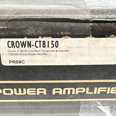Crown CT 8150 ComTech DriveCore Fanless Power Amp image 3