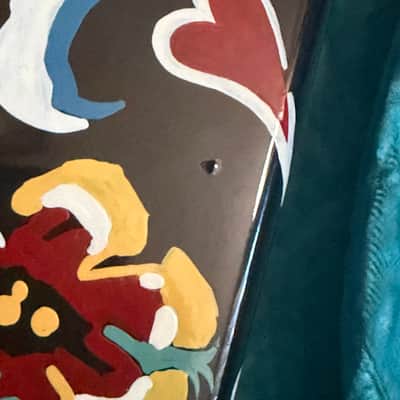 Gibson Custom Shop "Inspired By" Jimi Hendrix Psychedelic Flying V 2006 - Psychedelic Black image 18