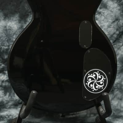 Schecter Scorpion Tribal Bass Left Handed with Darkglass Tone Capsule preamp and Bartolini Pickups image 2
