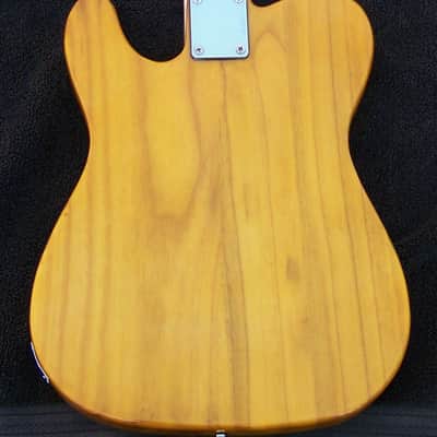 XX-Large 1-7/8" Wide (48 mm)Neck Brent Mason Style Nashville Tele-Butterscotch Blonde Ash + Maple/Ebony 12" Radius Neck+ Light 6.1 lb. Weight +7-Way Switch+ Frets Leveled, Crowned and Polished + Humbucker+Tortoise Guard and 406C Grover Locking Tuners! image 6