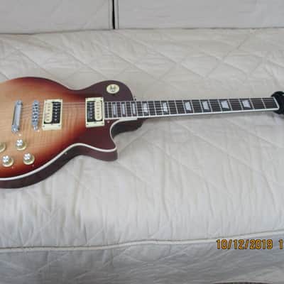 Firefly FFLP, Red Fade Color, 2019, Upgraded Alnico II Zebra Pickups image 3