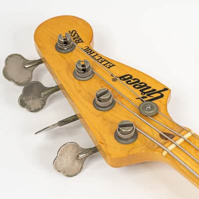 1974 Greco Precision Style Electric Bass Sunburst – Matsumoku-Built, Vintage Feel and Solid Tone w/ Hardshell Case image 13