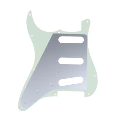 Brio SSS Strat® Pickguard 11-Hole 62 Vintage Style American Stratocaster 3 Ply Mint Green image 2