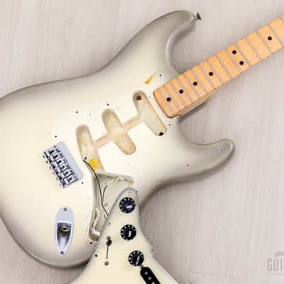 1980 Fender Stratocaster Hardtail Vintage Guitar Antigua, Near-Mint w/ Case image 23