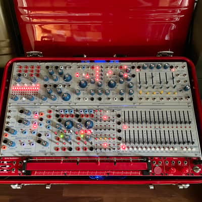 Buchla Tiptop 200t series with BPNYC ZERO Halliburton Eurorack Modular Travel Case 7U 'REDRUM" #2 image 19