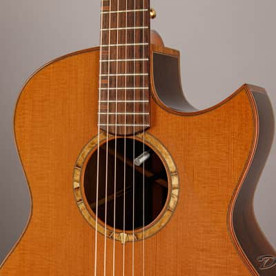 2012 Bashkin Grand Concert, Brazilian Rosewood/Lucky Strike Redwood image 8