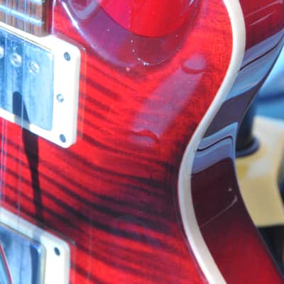 Paul Reed Smith Santana III 2001 Ruby Red with Birds image 4