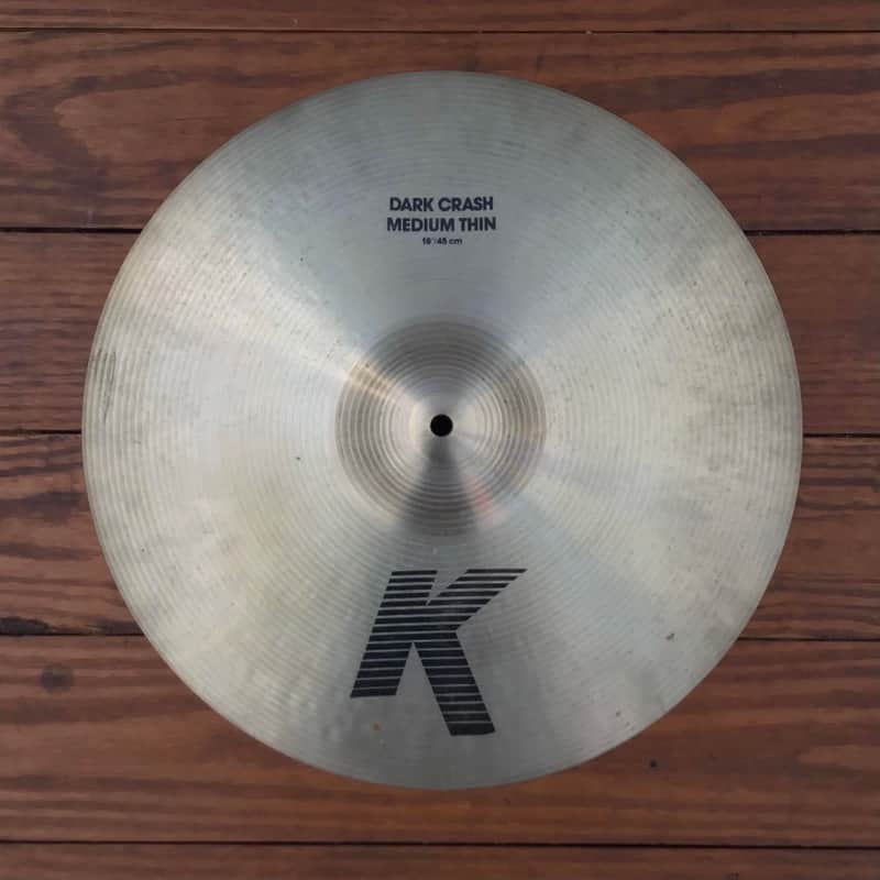 USED Zildjian K 18" Dark Crash Medium Thin Cymbal image 1