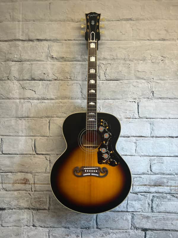 Epiphone "Inspired by Gibson Custom" '57 SJ-200 Reissue with Rosewood Fretboard -- Vintage Sunburst image 1
