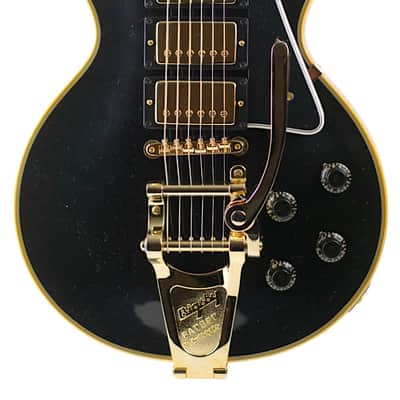 New Gibson Custom Shop 1957 Reissue Les Paul Custom VOS Ebony w/Bigsby #751698 image 3